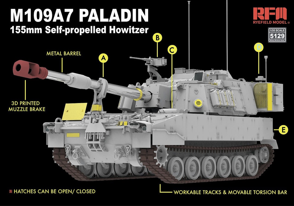 M109A7 Paladin Self-Propelled Howitzer