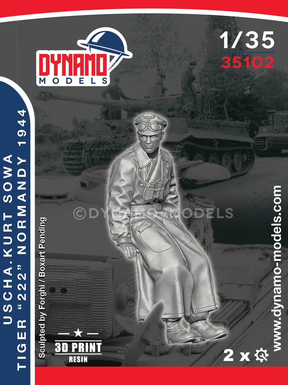 WSS - Tiger "222" Uscha. Kurt Sowa Normandy 1944