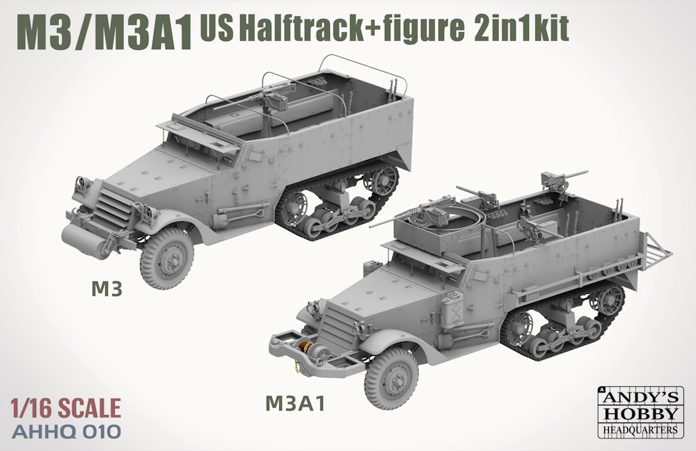 M3 / M3A1 U.S. Halftrack 2 in 1 Kit