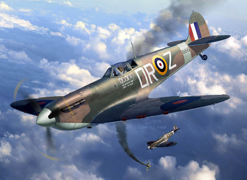 Geschenkset Spitfire Mk.II "Aces High" Iron Maiden