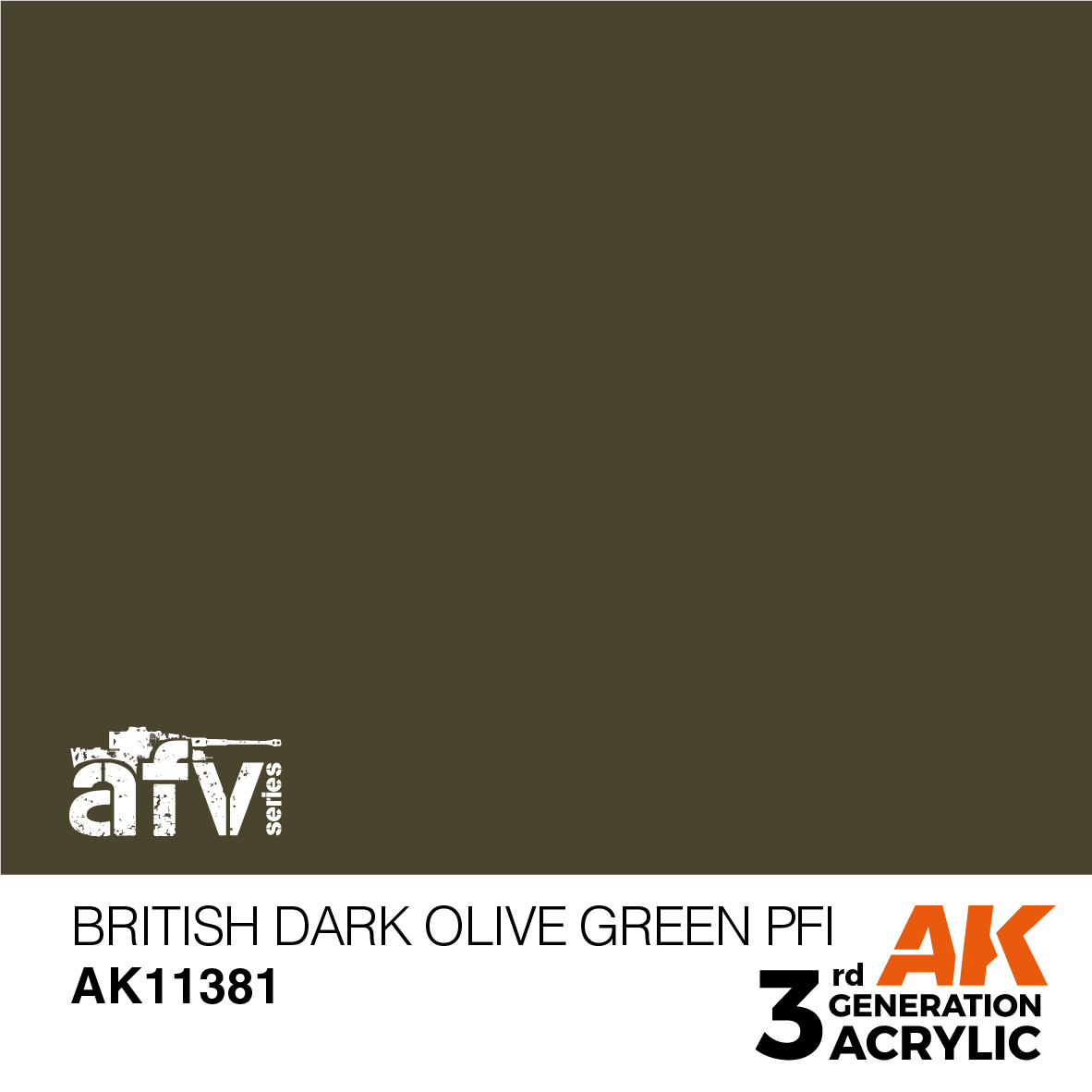British Dark Olive Green PFI – AFV