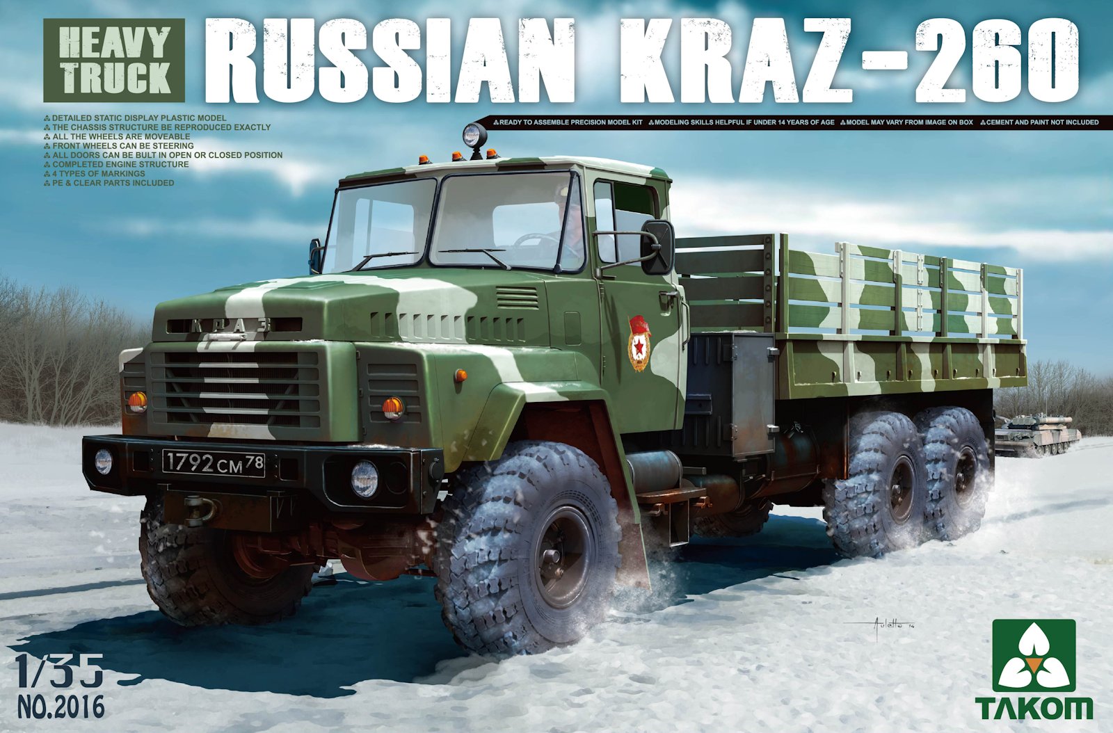 Heavy Truck Russian KRAZ-260
