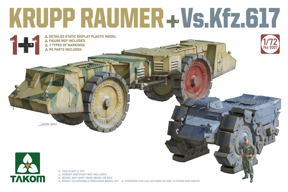 Krupp Räumer + Vs.Kfz.617 - 1+1 Kits