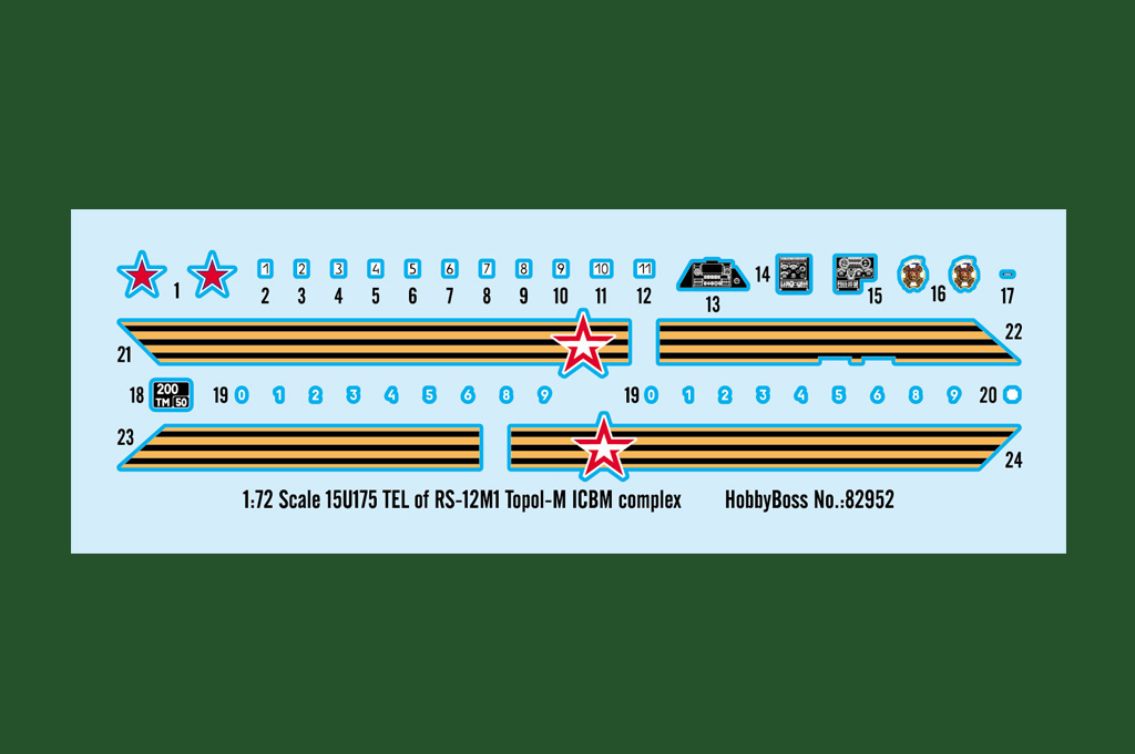 15U175 TEL of RS-12M1 Topol-M ICBM complex