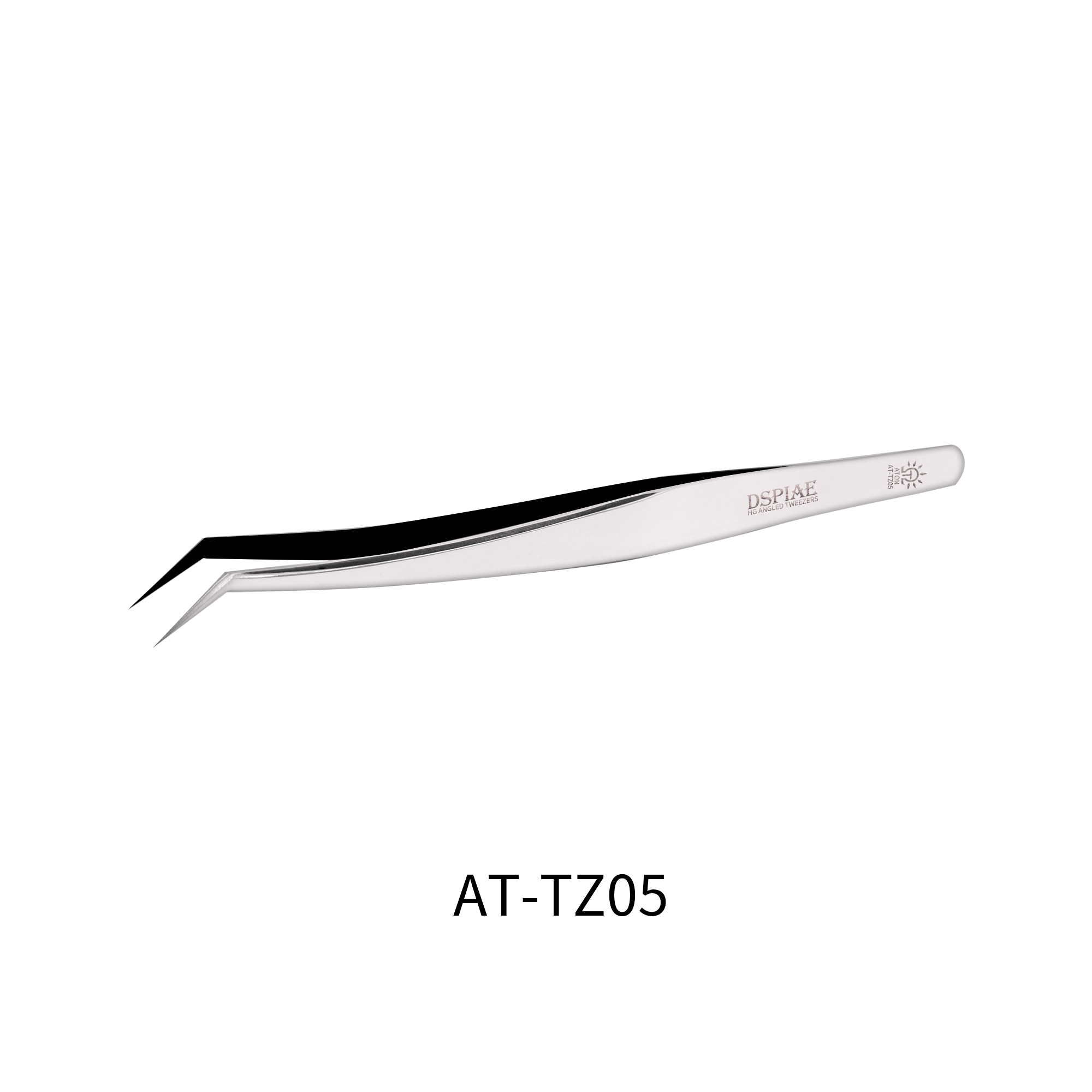 Abgewinkelte Pinzette (Spitz) - Angled Tweezer - AT-TZ05 Abgewinkelte Pinzette (Spitz) - Angled Tweezer - AT-TZ05