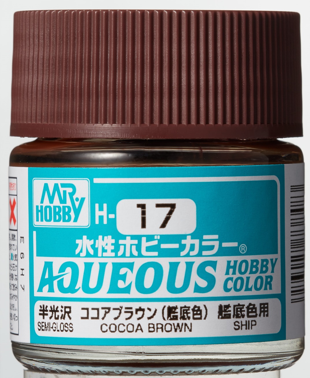 Mr. Aqueous Hobby Color - Cocoa Brown - H17 - Kakaobraun
