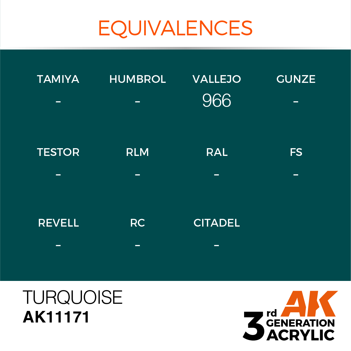 Turquoise - Standard Turquoise - Standard