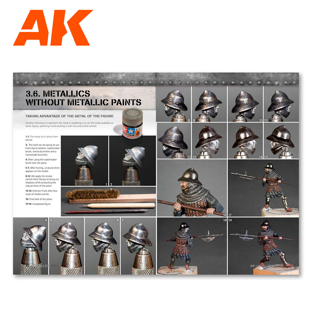 AK Learning Series: 05 - Metallics Vol.2 - Figures - Historical & Fantasy