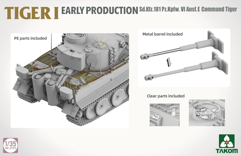 TIGER I Early Prod. - Command Tiger - Pz.Kpfw.VI Ausf. E