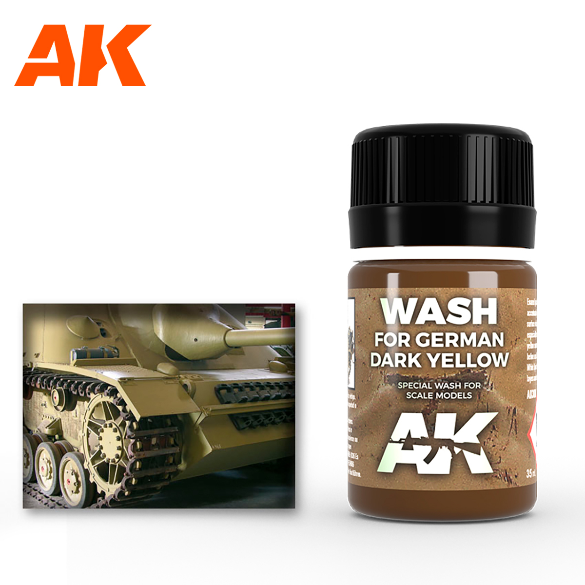 Wash For German Dark Yellow