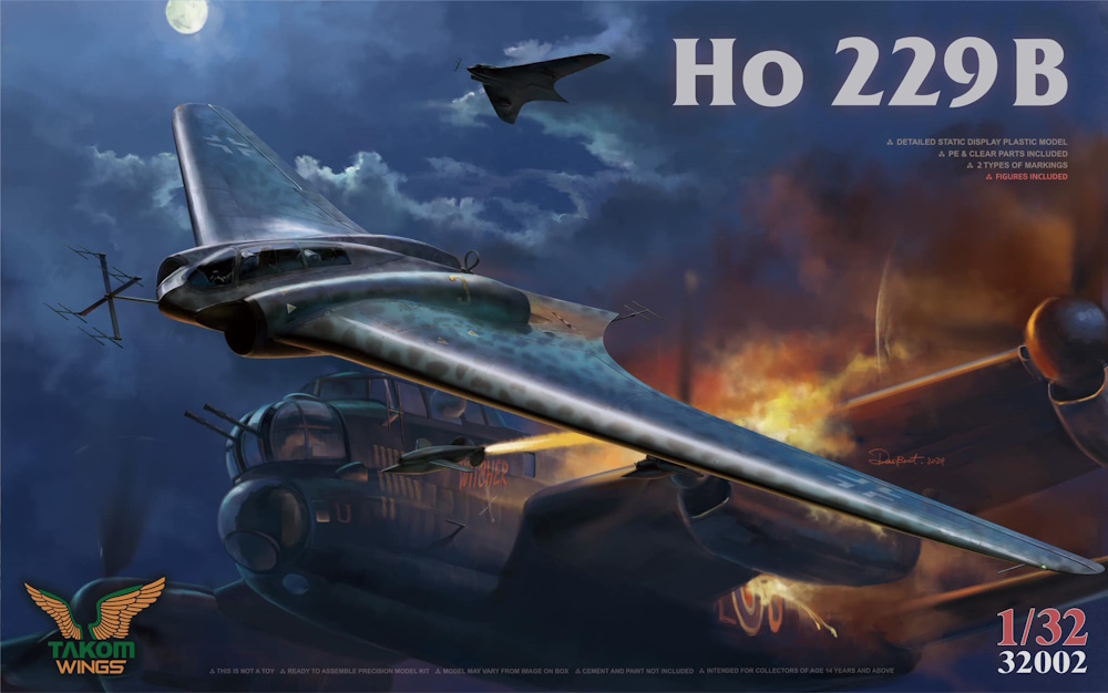Ho 229² Box - Ho 229A + Ho 229B + 1/16 Ho229 Pilot Ho 229² Box - Ho 229A + Ho 229B + 1/16 Ho229 Pilot