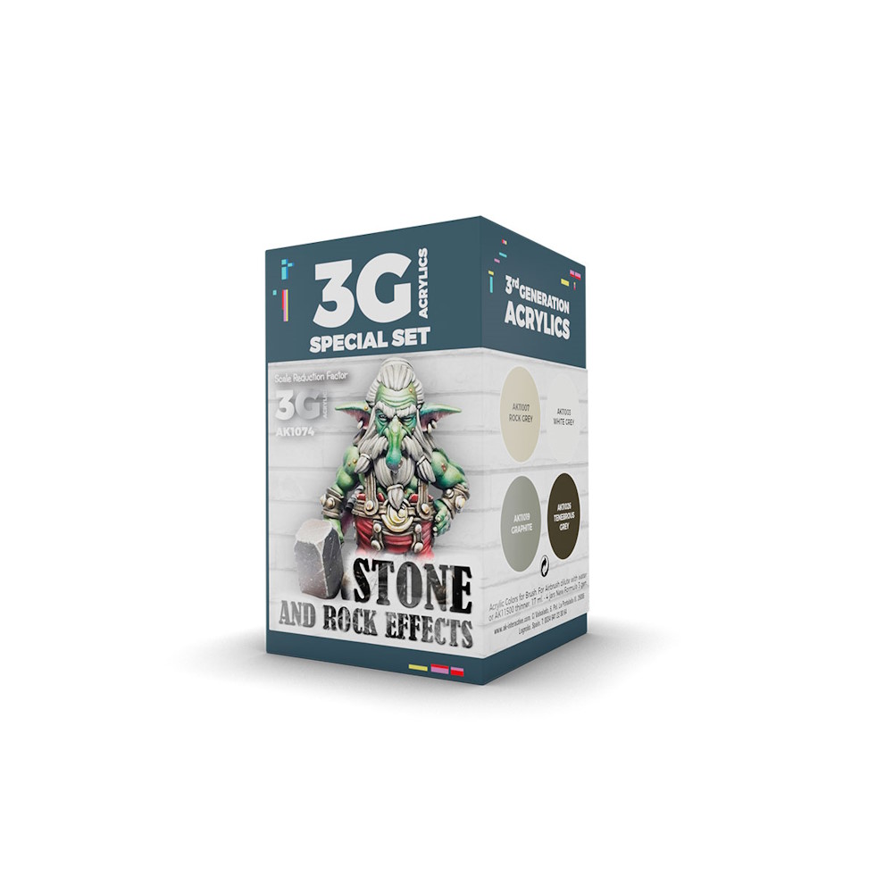 Stone And Rock Effects - Wargame Color Set