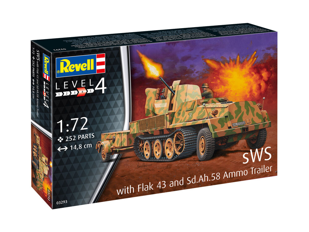 sWS with Flak43 and Sd.Ah58 Ammo Trailer