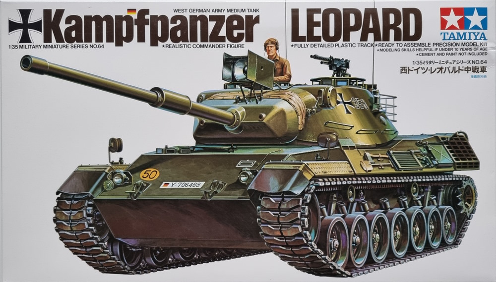 West German Army Medium Tank Kampfpanzer Leopard
