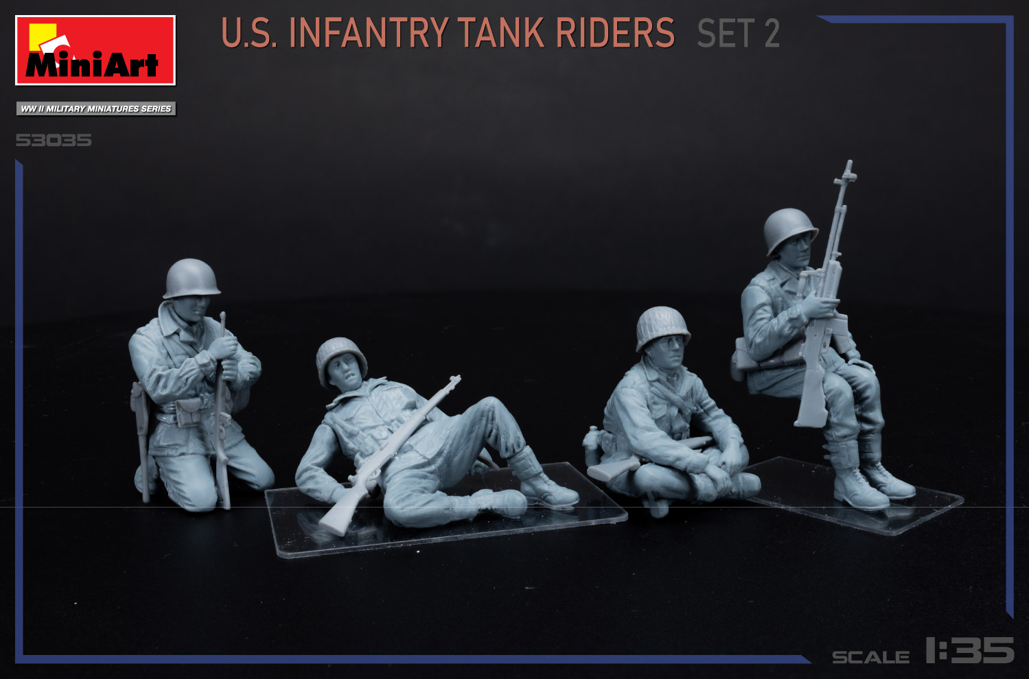 U.S. INFANTRY TANK RIDERS. SET 2