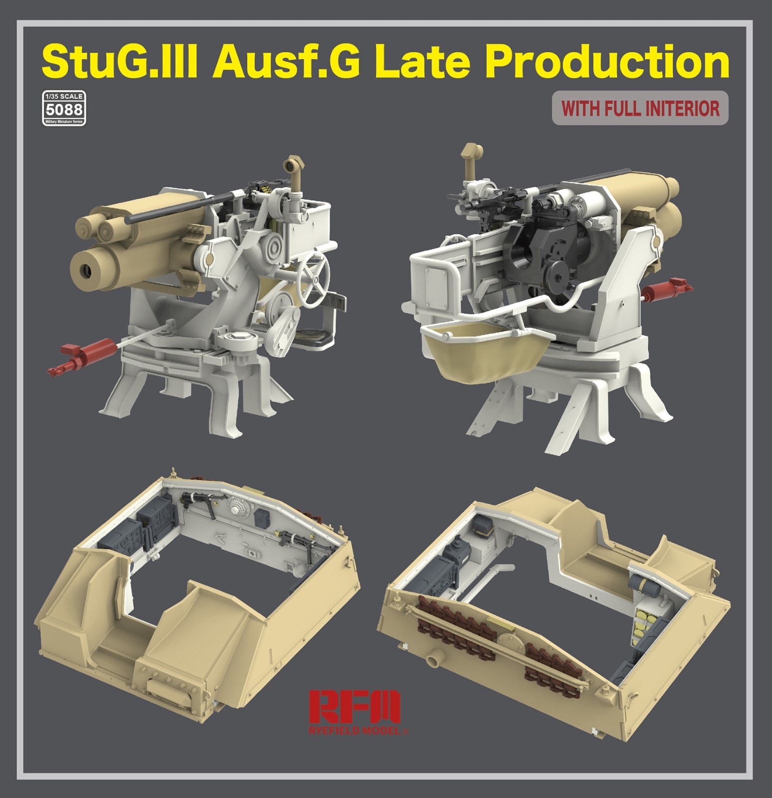 StuG.III Ausf.G Late Production (FULL INTERIOR)