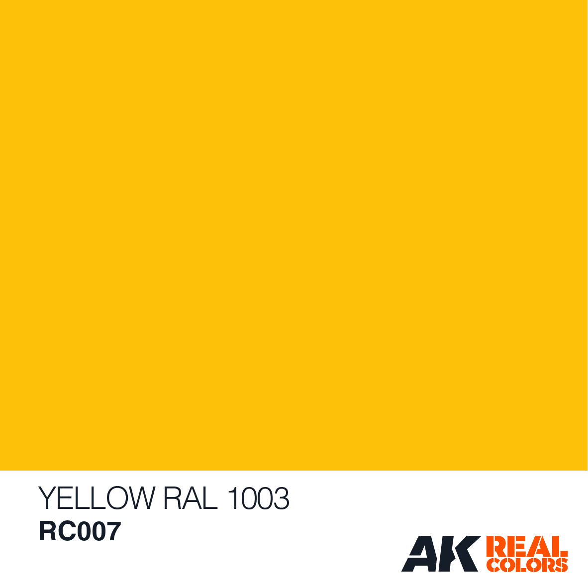 Yellow, RAL 1003