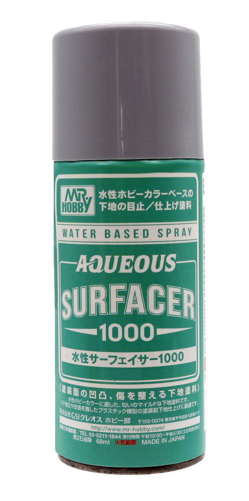 Mr.Hobby Aqueous Surfacer 1000 Spray - B-611 Mr.Hobby Aqueous Surfacer 1000 Spray - B-611