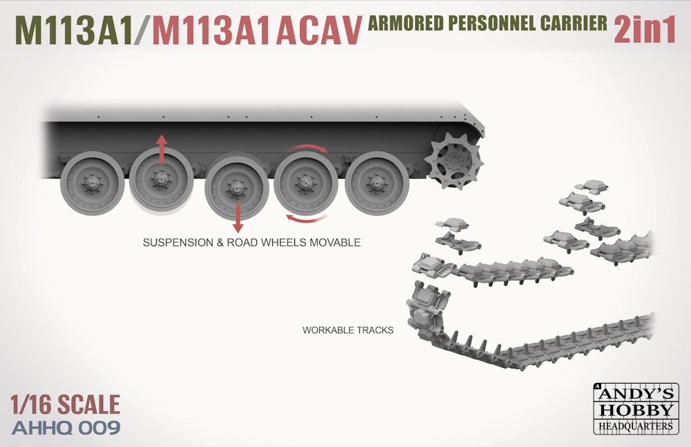 M113 A1 /M113 A1 ACAV - 2 in 1 Kit