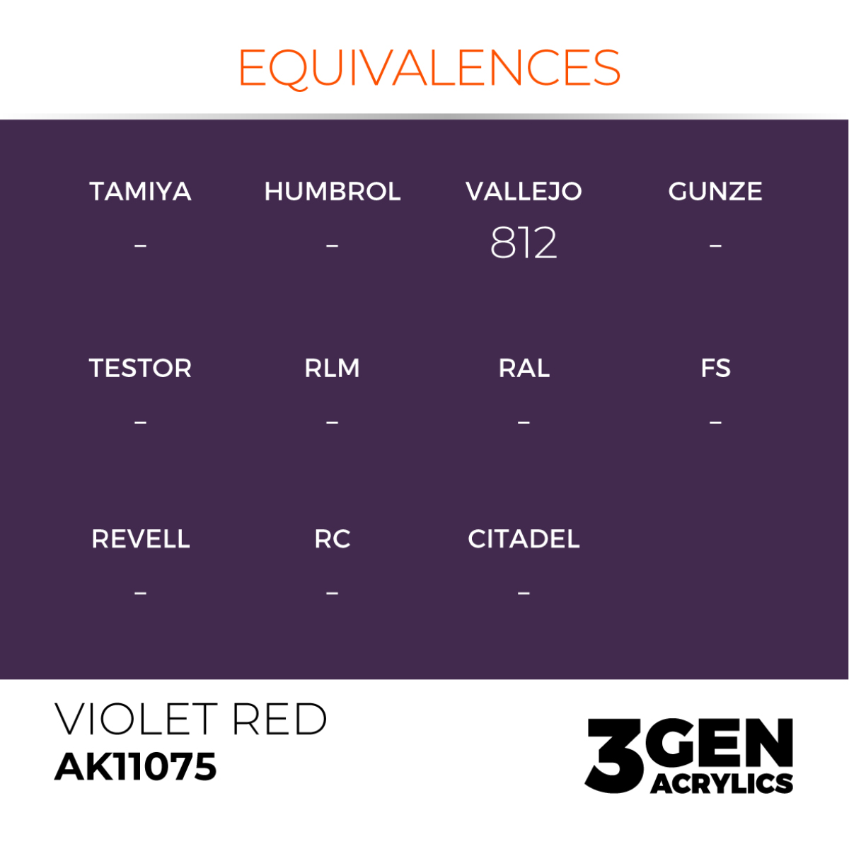 VIOLET RED – STANDARD