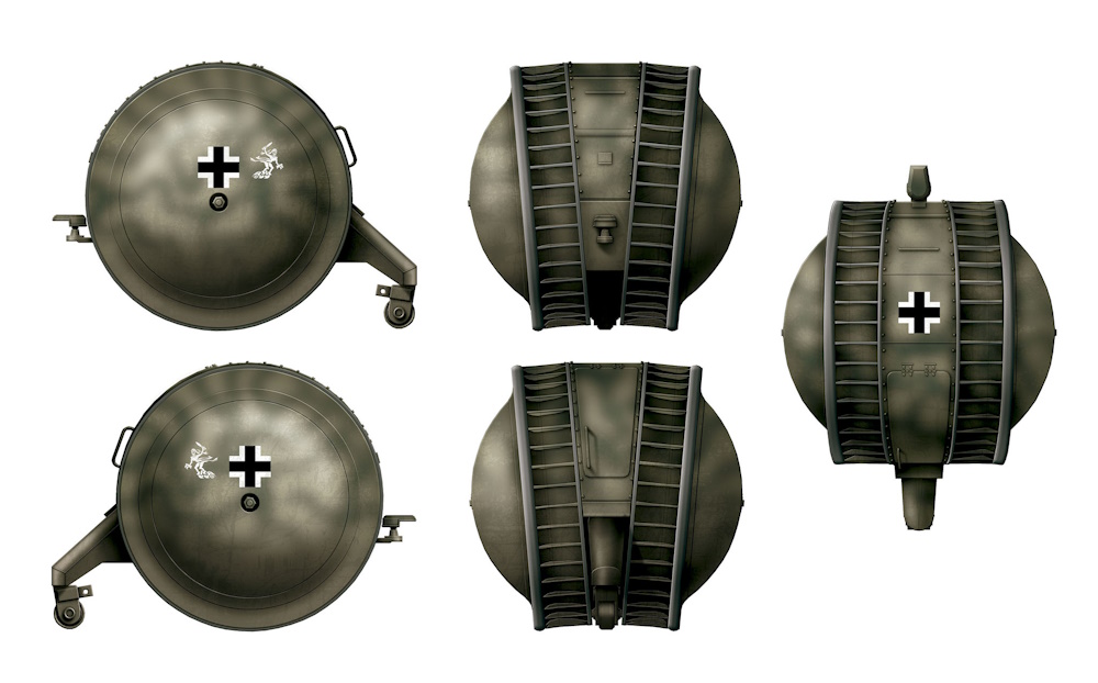 German Kugelpanzer (2 Kits Pack)