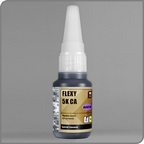 FLEXY 5K CA PE Black Thin - CA-Kleber (Schwarz, Dünnflüssig)