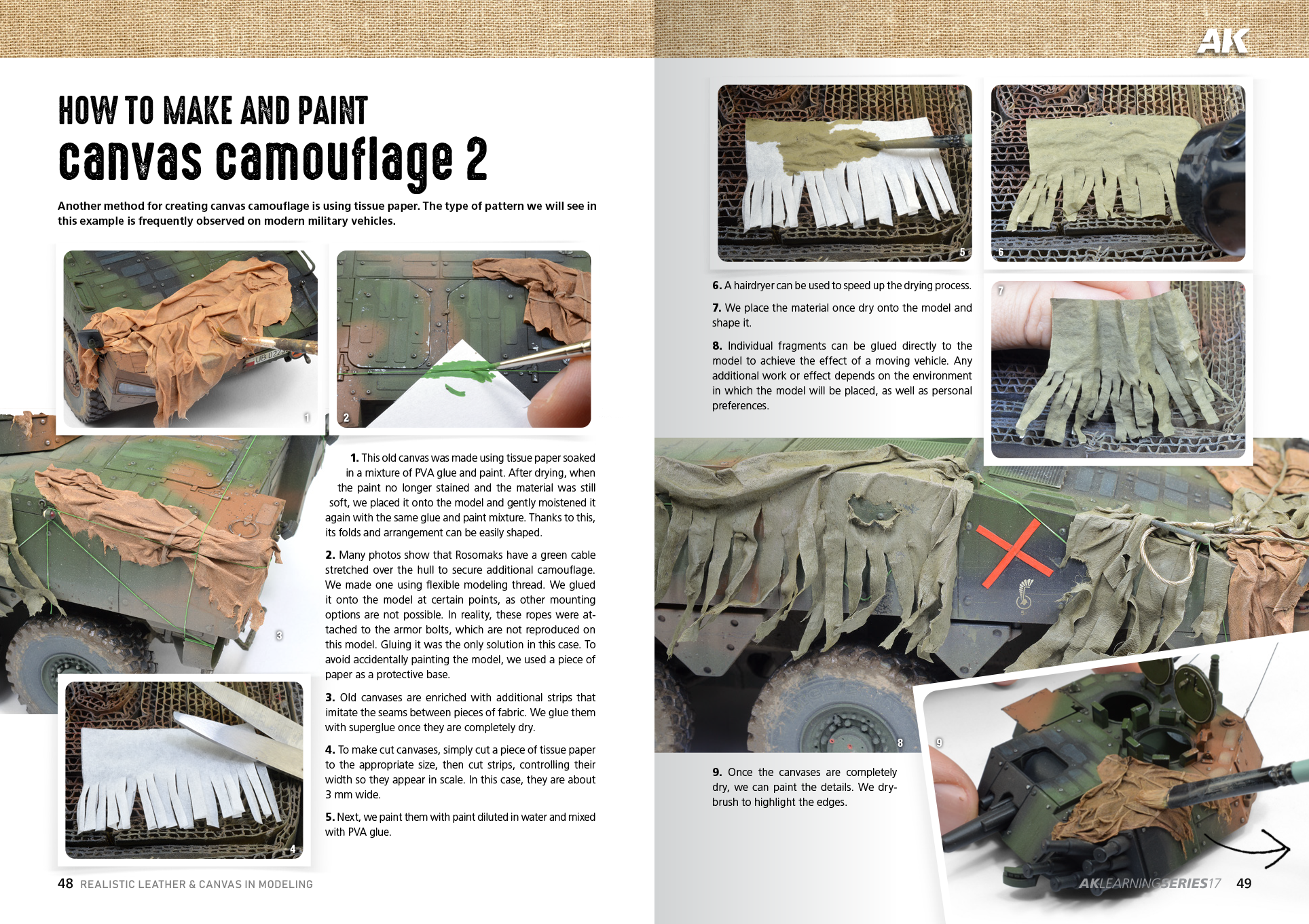 AK LEARNING 17: REALISTIC LEATHER & CANVAS