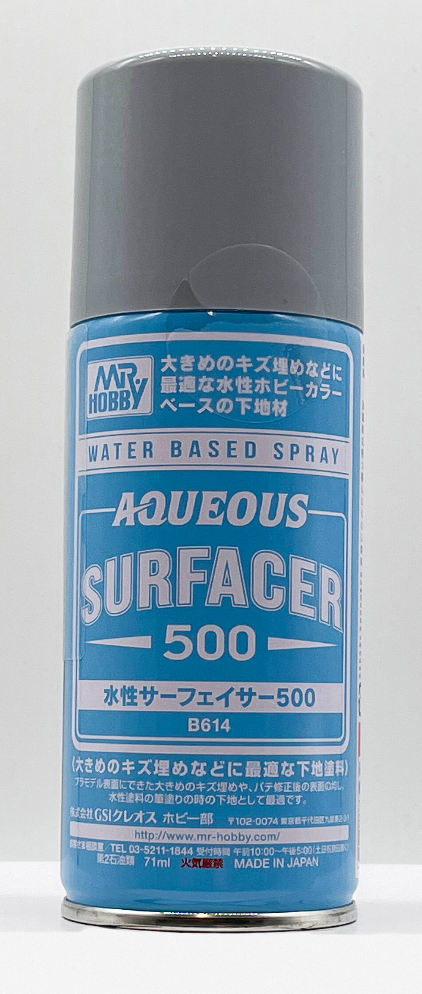 Mr.Hobby Aqueous Surfacer 500 Spray - B-614