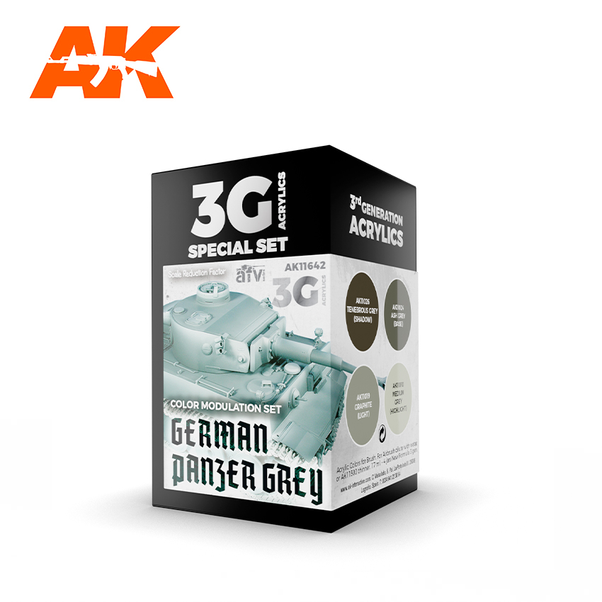 GERMAN PANZER GREY MODULATION SET GERMAN PANZER GREY MODULATION SET