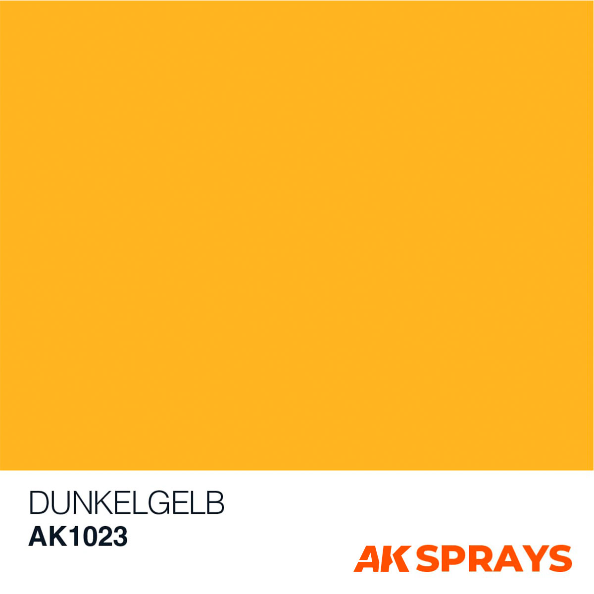 Dunkelgelb Spray