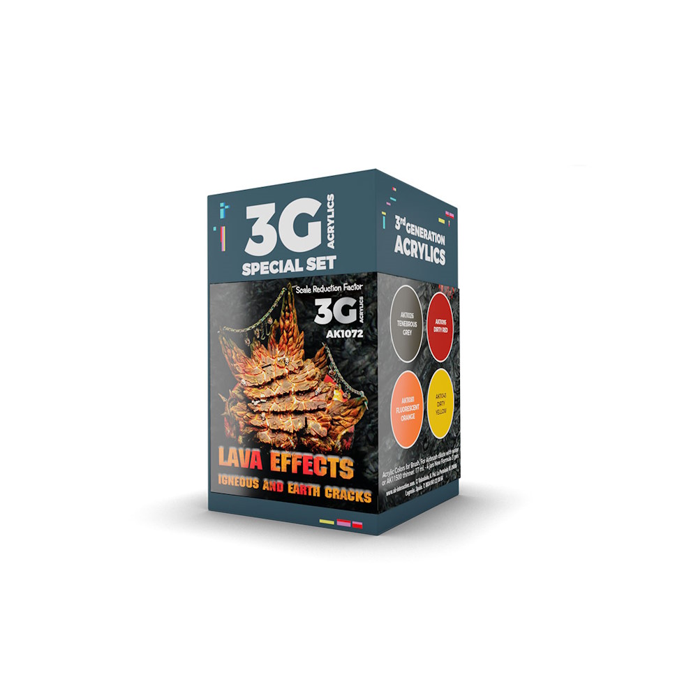 Lava Effects - Igneous And Earth Cracks - Wargame Color Set Lava Effects - Igneous And Earth Cracks - Wargame Color Set