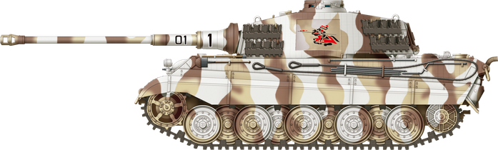 PzKpfwg. VI Ausf.B Tiger II - Sd.Kfz.182 - s.Pz.Abt.505