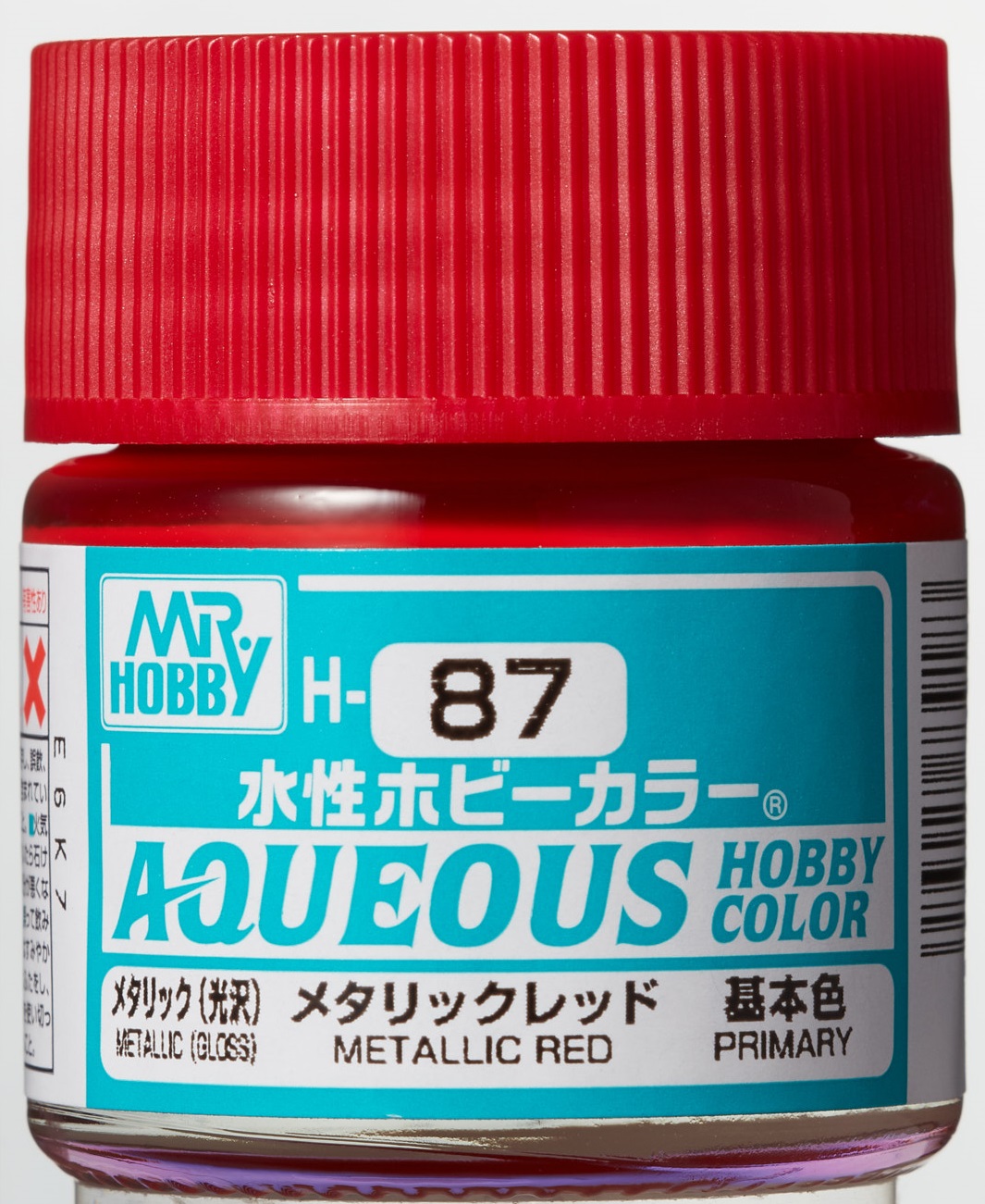 Mr. Aqueous Hobby Color - Metallic Red - H87 - Metallic Rot