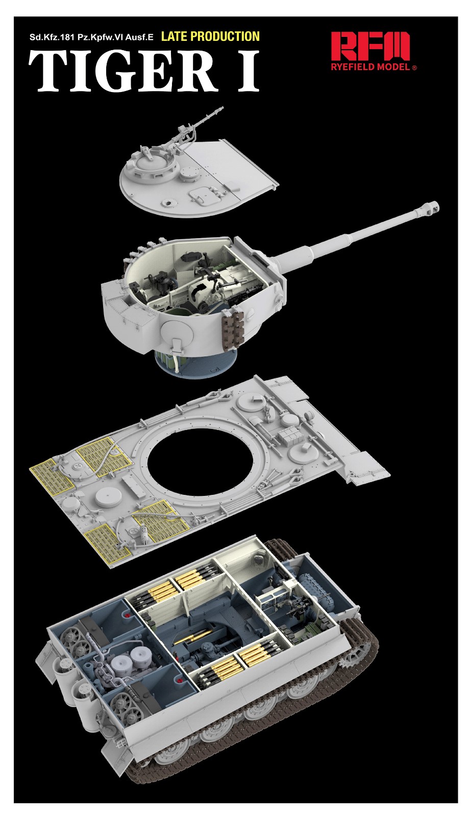 Tiger I Late Production - Full Interior - RM-5080