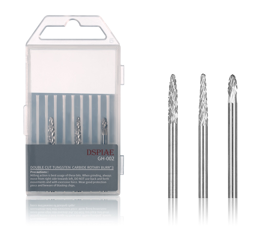 Doppelschnitt-Wolframkarbid-Rotationsfräser - Double Cut Tungsten Carbide Rotary Burr - GH-002 Doppelschnitt-Wolframkarbid-Rotationsfräser - Double Cut Tungsten Carbide Rotary Burr - GH-002