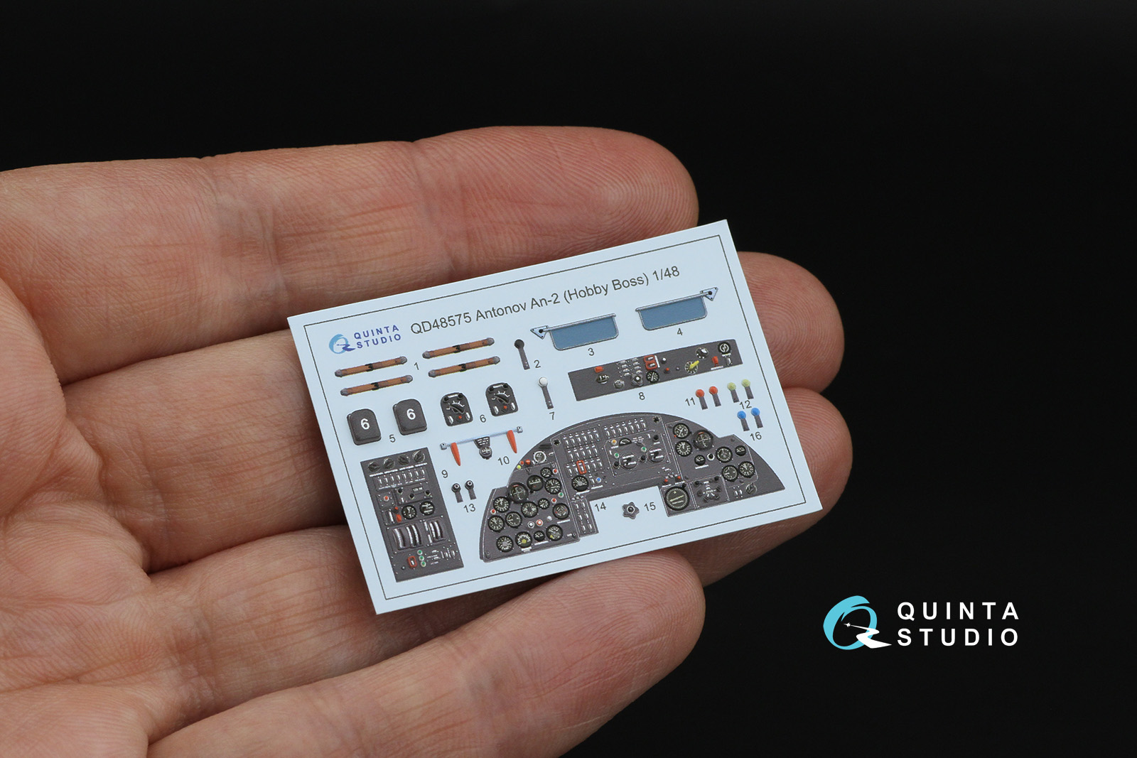 Antonov An-2 Colt 3D-Printed & coloured Interior on decal paper (HobbyBoss)