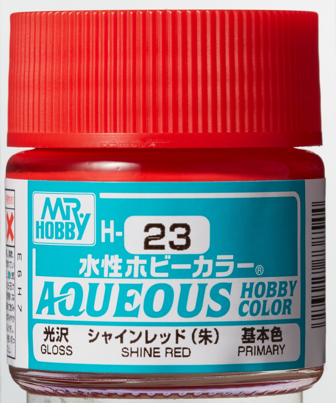 Mr. Aqueous Hobby Color - Shine Red - H23 - Leuchtend Rot