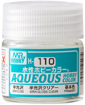Mr. Aqueous Hobby Color - Semi-Gloss Clear - H110 - Klarlack Seidenmatt