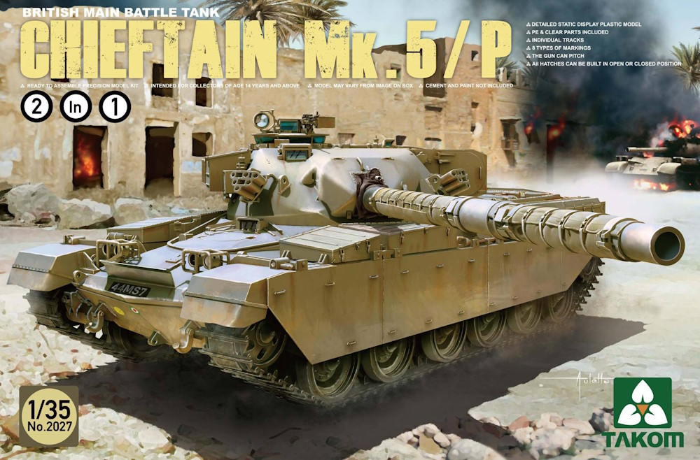 Chieftain Mk.5/5P - British Main Battle Tank - 2 in 1