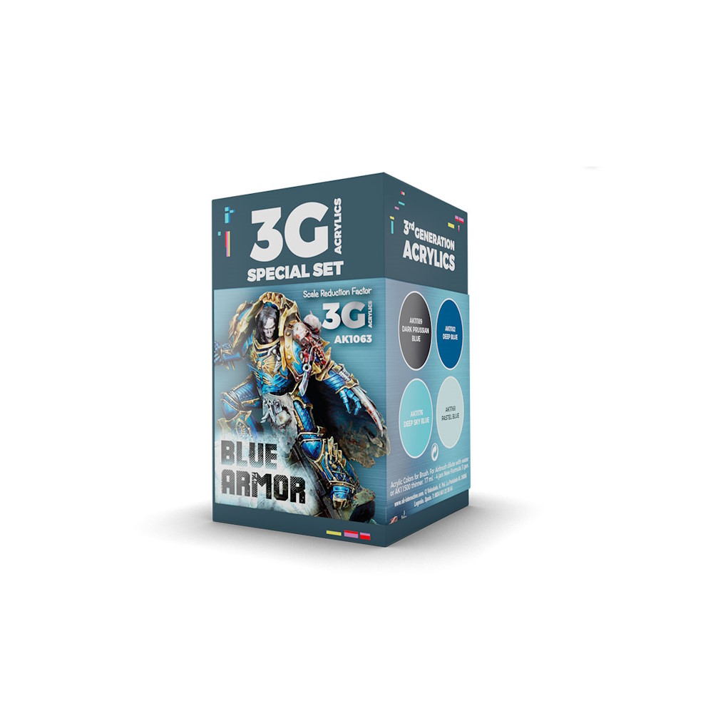 Blue Armor - Wargame Color Set Blue Armor - Wargame Color Set