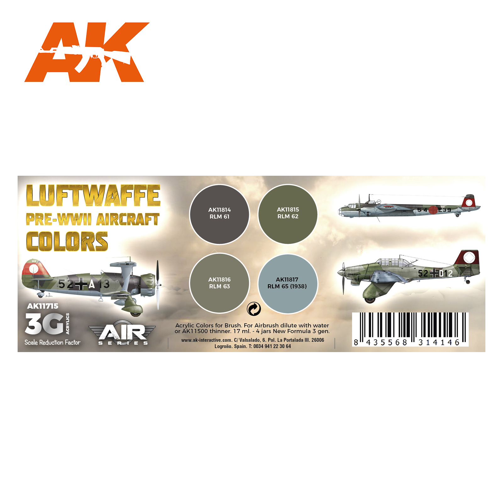 Luftwaffe Pre-WWII Aircraft Colors
