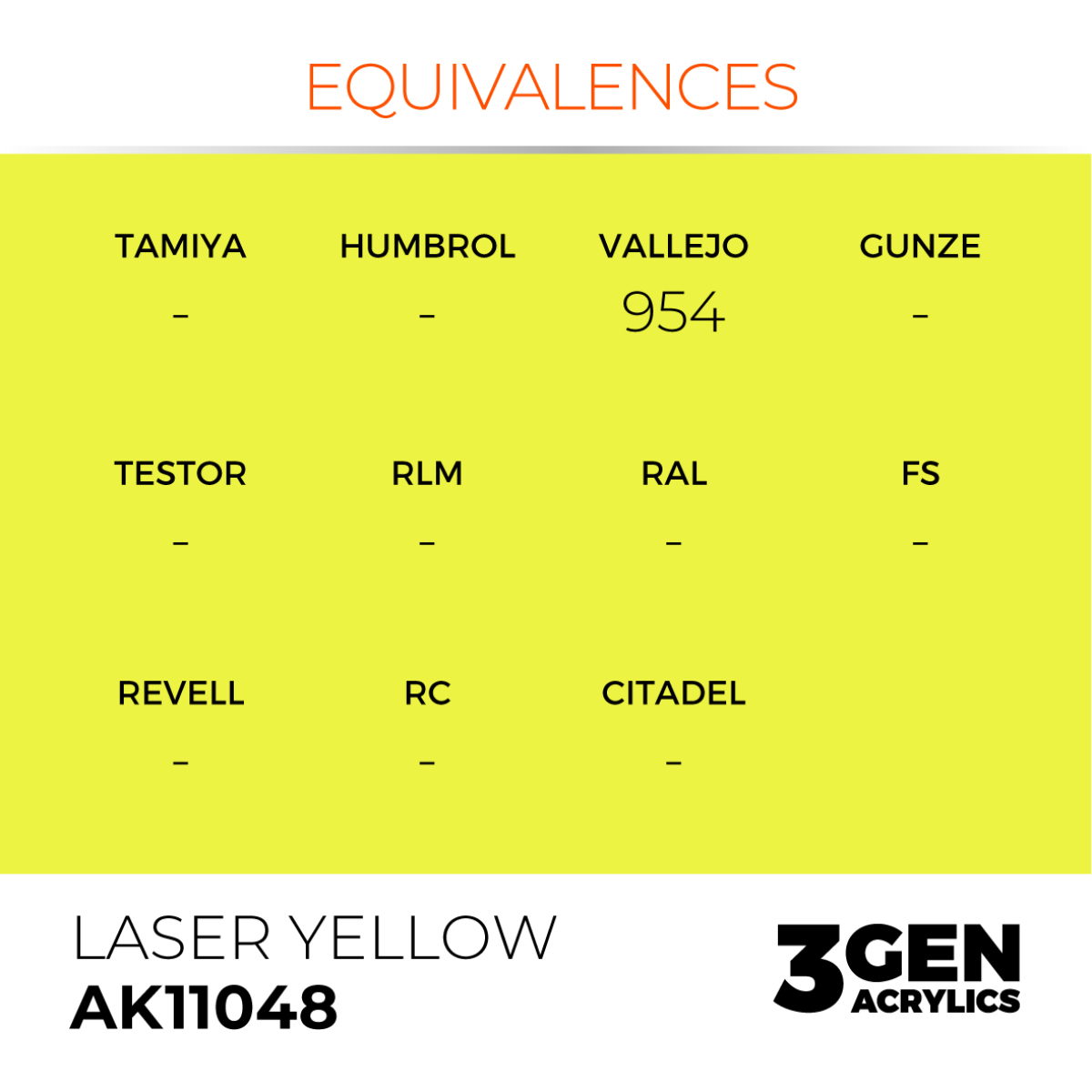 LASER YELLOW – STANDARD