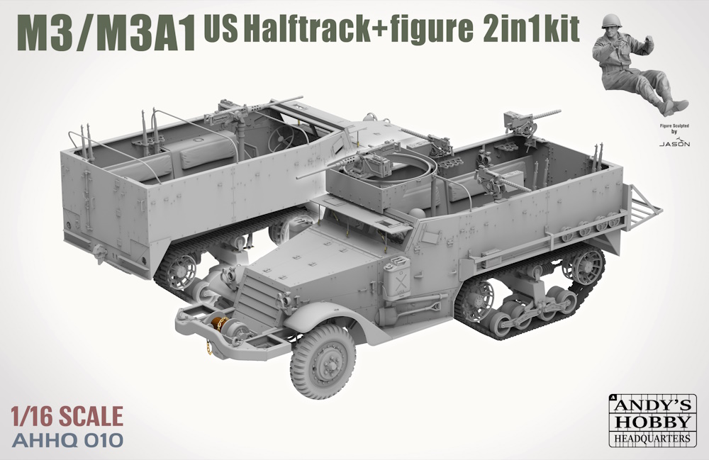 M3 / M3A1 U.S. Halftrack 2 in 1 Kit