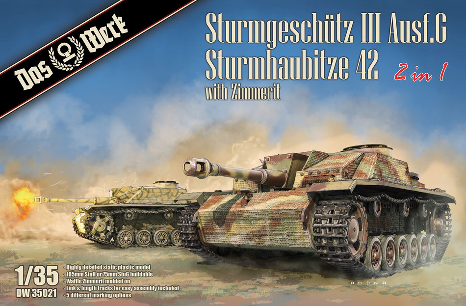 Sturmgeschütz III Ausf.G/Sturmhaubitze 42 mit Zimmerit