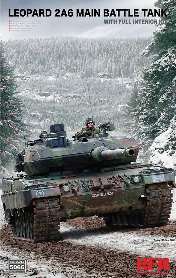 Leopard 2A6 Main Battle Tank mit kompletter Inneneinrichtung Leopard 2A6 Main Battle Tank mit kompletter Inneneinrichtung