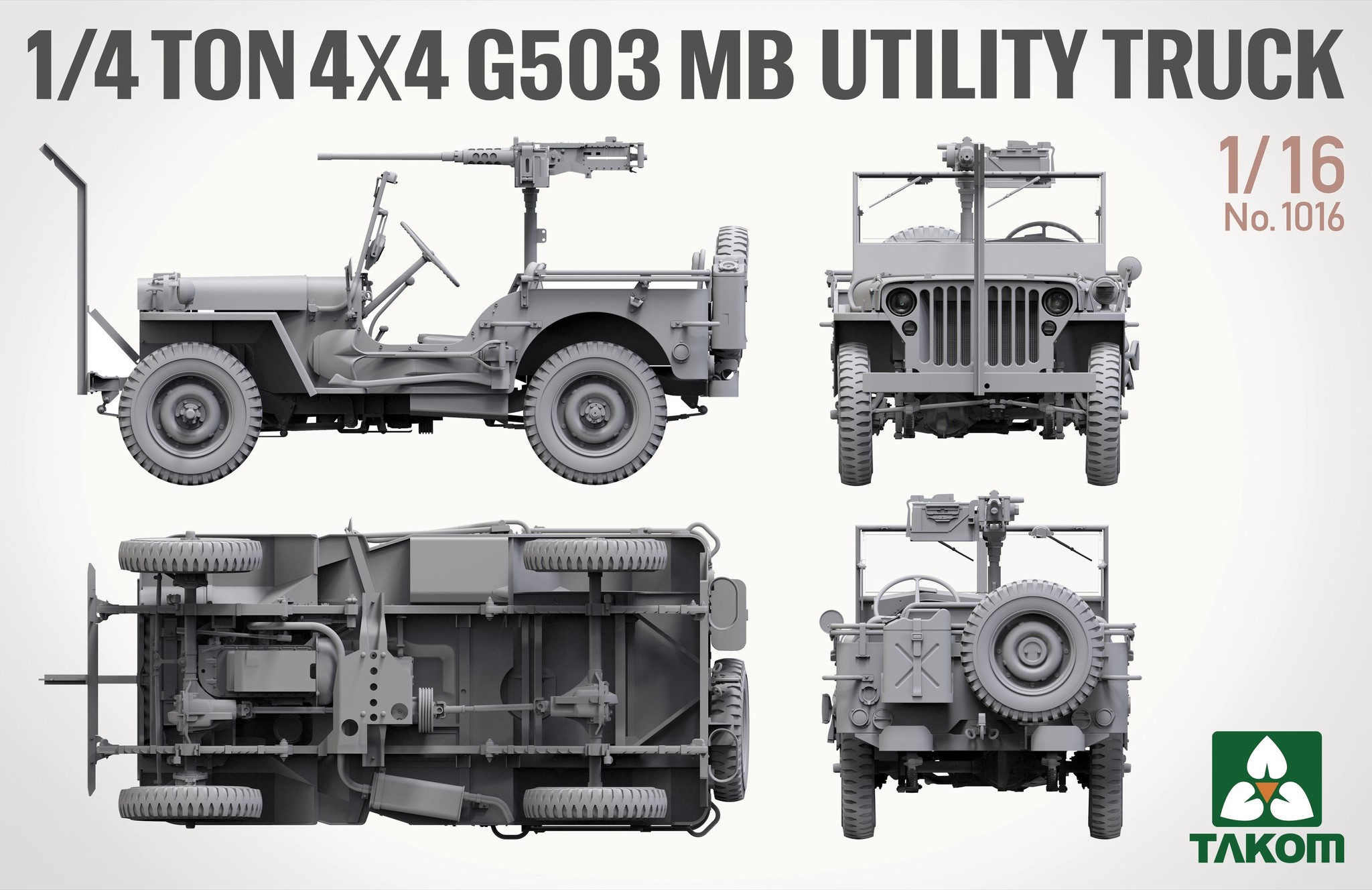 ¼-ton 4×4 G503 MB Utility Truck