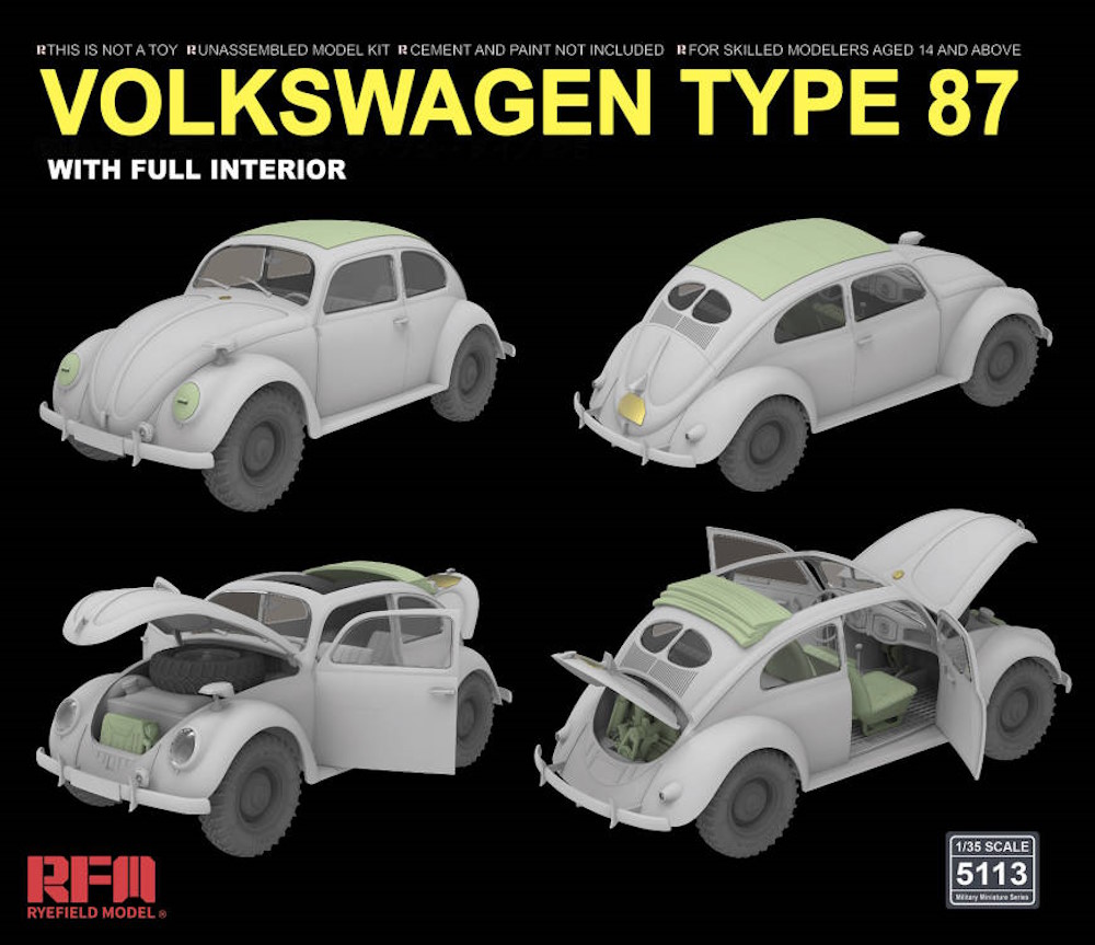 Volkswagen Type 87 With Full Interior