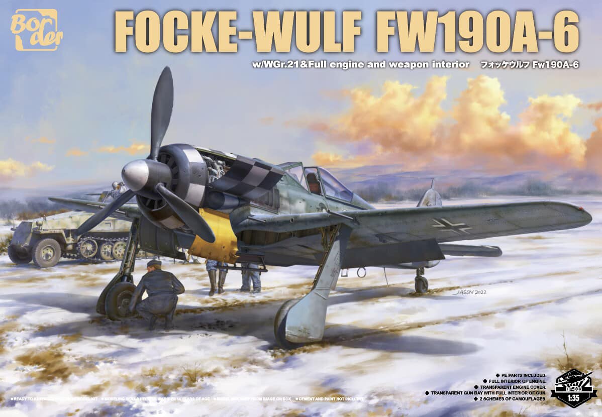 Focke-Wulf Fw 190A-6 w/Wgr. 21 & Full engine and weapons interior 