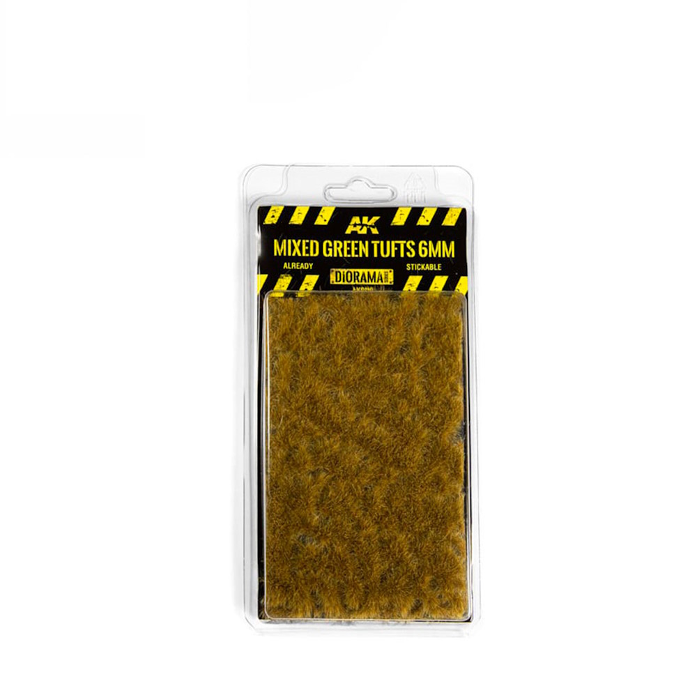 Gemischte Grünbüscheln 6mm - Mixed Green Tufts 6mm