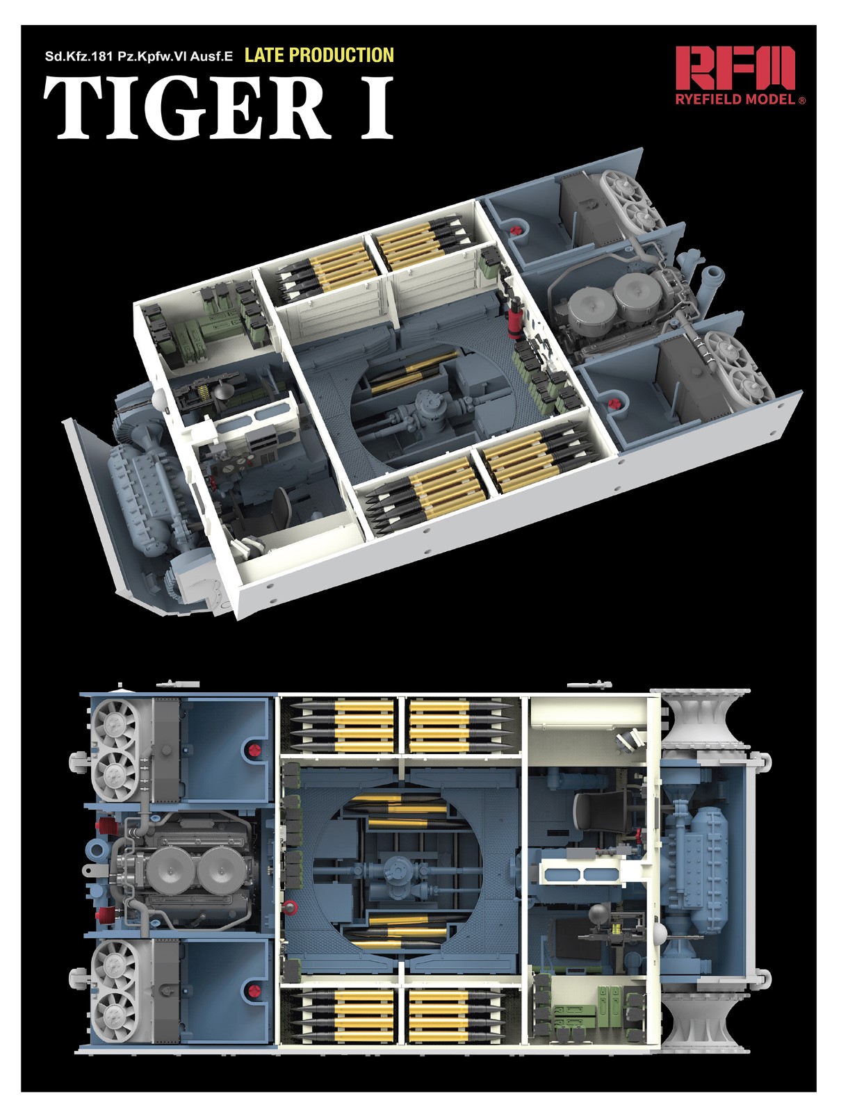 Tiger I Late Production - Full Interior - RM-5080